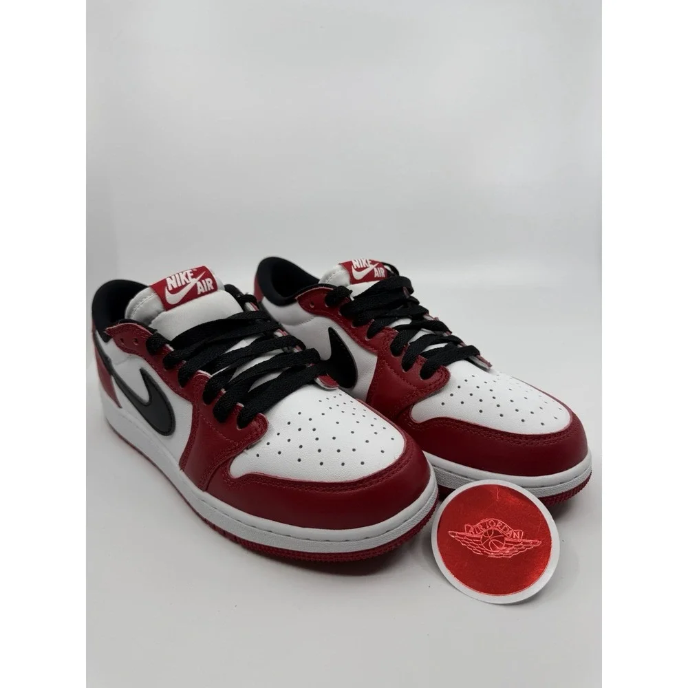 Nike Air Jordan 1 Retro Low OG Chicago GS Size 7Y Varsity Red Black White